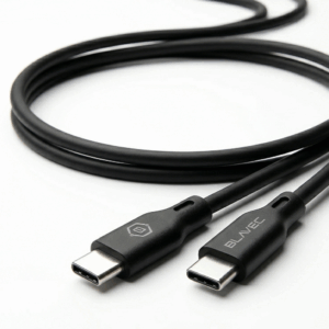 Blavec autmobilinis įkroviklis BS-03B-C Carbon - USB + Typ C -  QC 3.0 18W PD 30W z kablem Typ C na Typ C (CCBS03BC-UCB) juodos spalvos - Image 3