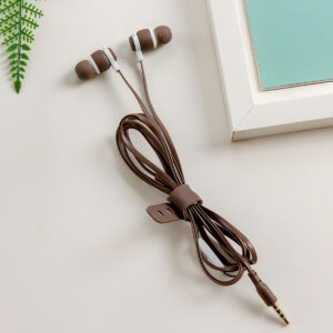 Earphones CASNI - CS-179 with microphone Brown - Image 3