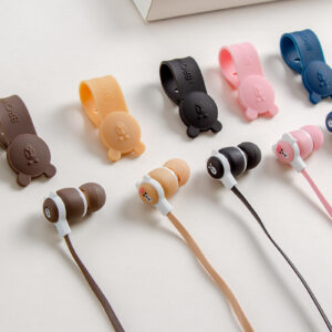 Earphones CASNI - CS-179 with microphone Brown - Image 6