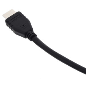 Cable - HDMI to HDMI - 1 metre black - Image 2