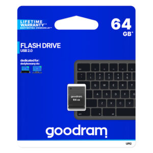 GOODRAM UPI2 Pendrive - 64GB USB 2.0 juodos spalvos - Image 4