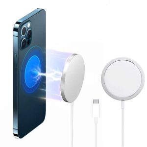 Wireless Induction Charger QI Fast Charge 15W Apple iPhone 15/15 Plus/15 Pro/15 Pro Max/16/16 Plus/16 Pro/16 Pro Max/17/17 Air/17 Pro/17 Pro Max - White - Image 2