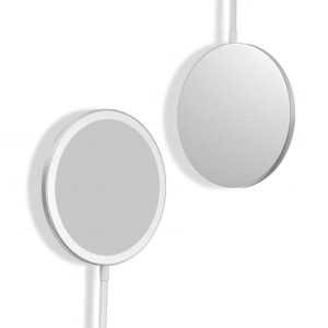 Wireless Induction Charger QI Fast Charge 15W Apple iPhone 15/15 Plus/15 Pro/15 Pro Max/16/16 Plus/16 Pro/16 Pro Max/17/17 Air/17 Pro/17 Pro Max - White - Image 5