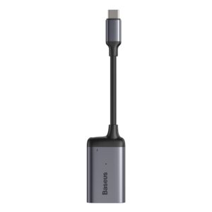 Baseus Adapter HUB - Type C to VGA + Type C PD - (CAHUB-O0G) dark grey - Image 2
