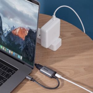 Baseus Adapter HUB - Type C to VGA + Type C PD - (CAHUB-O0G) dark grey - Image 5