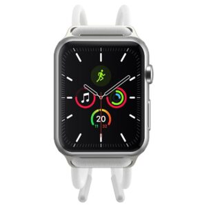 Baseus Adjustable sports strap Let`s Go skirtas Apple Watch 3/4/5/6/SE 38/40mm (LBAPWA4-A24) White-pink - Image 3