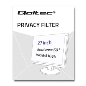 Qoltec 51064 ekrano privatumo filtras 68,6 cm (27") - Image 2