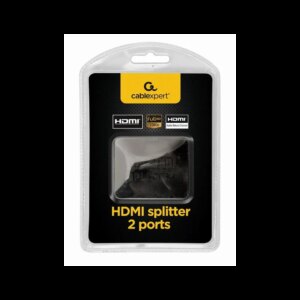 CABLEXPERT HDMI splitter 2 ports Adapteris | juodos spalvos