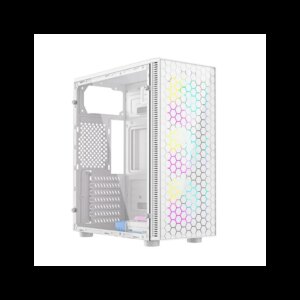 GEMBIRD Fornax 500W ARGB Kompiuterio Korpusas | baltos spalvos