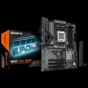 GIGABYTE B840 EAGLE WIFI6E Pagrindinė Plokštė | ATX, AM5, DDR5