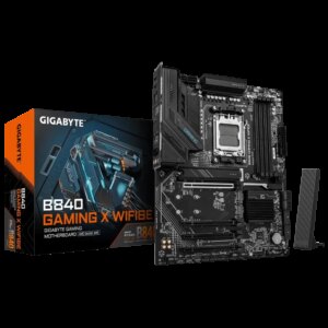 GIGABYTE B840 GAMING X WIFI6E Pagrindinė Plokštė | ATX, AM5, DDR5