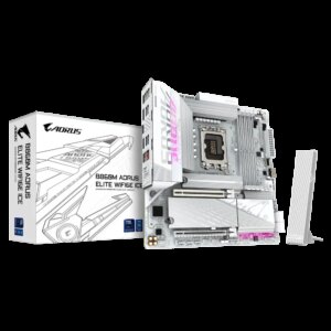 GIGABYTE B860M AORUS ELITE WIFI6E ICE Pagrindinė Plokštė | mATX, LGA1851, DDR5