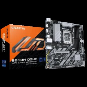 GIGABYTE B860M D3HP Pagrindinė Plokštė | mATX, LGA1851, DDR5