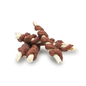 Hau&Miau balti pagaliukai, padengti jautienos pasta 500g