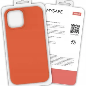 MYSAFE silikoninis Dėklas Apple iPhone 13 Pro Max ORANGE BOX