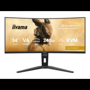 IIYAMA G-MASTER GCB3486WQSCP-B1 Monitorius | 34", UWQHD, Curved VA, 240 Hz