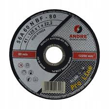ANDRE PJOVIMO DISKAS METALUI 125 x 1,0mm ALUMINIUM PRO LINE 56A60RBF