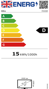 Dell P2426E | 24 " | IPS | WUXGA | 16:10 | 100 Hz | 5/8 ms | 1920 x 1200 pixels | 300 cd/m² | HDMI ports quantity 1 - Image 2