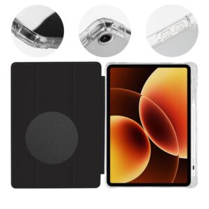 OBAL:ME MistyTab dėklas skirtas Xiaomi Pad 8/8 Pro juodos spalvos