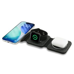 Guess PU 4G MagSafe belaidis įkroviklis 3v1 juodos spalvos - Image 2