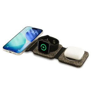 Guess PU 4G MagSafe belaidis įkroviklis 3v1 rudos spalvos - Image 2