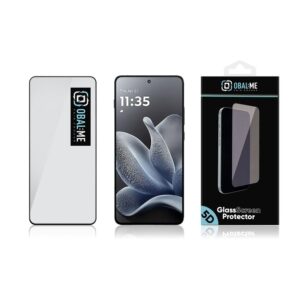 OBAL:ME 5D Apsauginis stiklas Screen Protector skirtas Motorola Edge 70 Black - Image 2