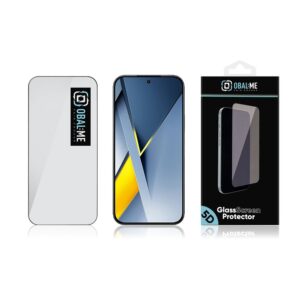 OBAL:ME 5D Apsauginis stiklas Screen Protector skirtas Xiaomi Poco F8 Ultra Black - Image 2