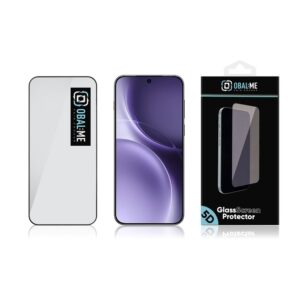 OBAL:ME 5D Apsauginis stiklas Screen Protector skirtas Vivo X300 Pro Black - Image 2