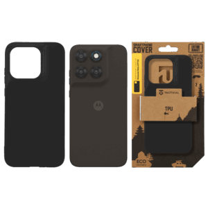 Tactical TPU dėklas skirtas Motorola Moto G77 5G juodos spalvos - Image 2