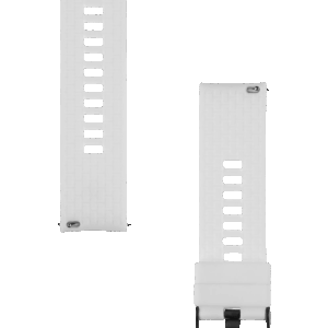 Tactical Quick Release Silicone Band 24mm baltos spalvos