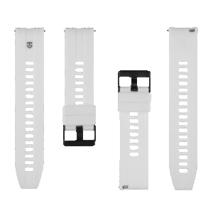 Tactical Quick Release Silicone Band 24mm baltos spalvos - Image 2