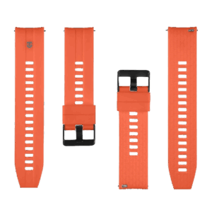 Tactical Quick Release Silicone Band 24mm oranžinės spalvos - Image 2