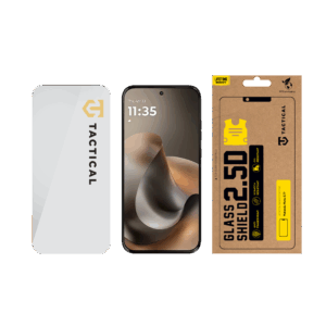 Tactical Apsauginis stiklas Shield 2.5D skirtas Motorola Moto G77 skaidrus - Image 2