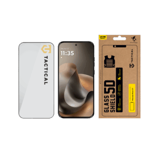 Tactical Apsauginis stiklas Shield 5D skirtas Motorola Moto G77 juodos spalvos - Image 2