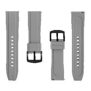 Tactical Quick Release Silicone apyrankė 24mm pilkos spalvos - Image 2