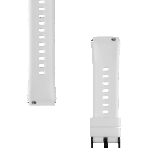 Tactical Quick Release Silicone apyrankė 18mm baltos spalvos