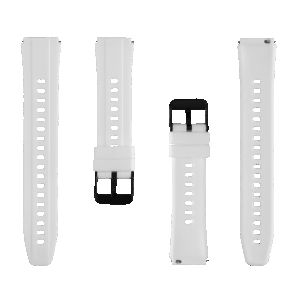 Tactical Quick Release Silicone apyrankė 18mm baltos spalvos - Image 2