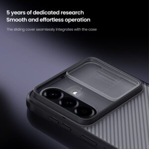 Nillkin CamShield PRO Hard dėklas skirtas Samsung Galaxy A57 skaidrus juodos spalvos - Image 2