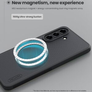 Nillkin Super Frosted PRO Magnetic Back dėklas skirtas Samsung Galaxy A57 juodos spalvos - Image 2