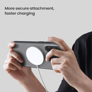 Nillkin Super Frosted PRO Magnetic Back dėklas skirtas Samsung Galaxy A57 skaidrus juodos spalvos - Image 2