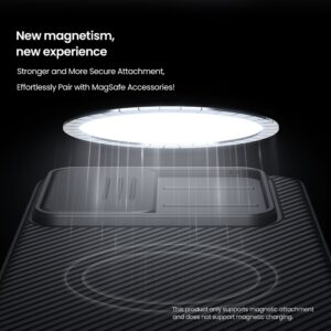 Nillkin CamShield PRO Magnetic Hard dėklas skirtas Samsung Galaxy A57 juodos spalvos - Image 2