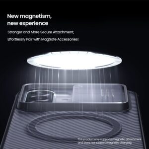 Nillkin CamShield PRO Magnetic Hard dėklas skirtas Samsung Galaxy A57 skaidrus juodos spalvos - Image 2