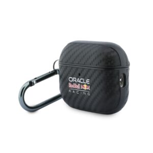 Red Bull PU Carbon dėklas skirtas AirPods Pro 3 juodos spalvos - Image 2