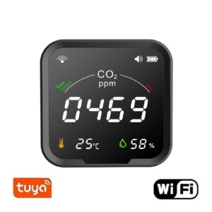 Išmanioji oro kokybės stotelė Feelspot WS2022 NEW  NDIR, WIFI, Tuya (matuoja CO2) - Image 2