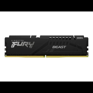 KINGSTON FURY Beast 16GB DDR5 RAM | 6000 MT/s, CL36, 1x16GB, juodos spalvos