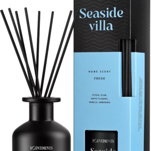SCENTIMENTS Namų kvapas lazdelėmis Seaside Villa, 125 ml