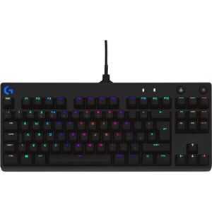 Logitech G Pro Žaidimų Klaviatūra | Black, Clicky GX Blue