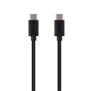 Musthavz GoEasy USB-C to USB-C Nylon Cable 1m, bla