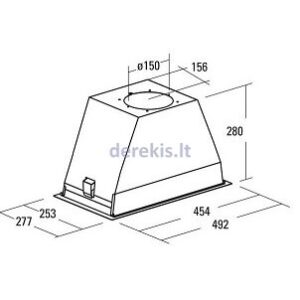 Įmontuojamas gartraukis Allenzi GL50 WHITE PLUS LED - Image 2