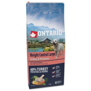 Ontario Large Weight Control Turkey & Potatoes 12kg - Image 1
